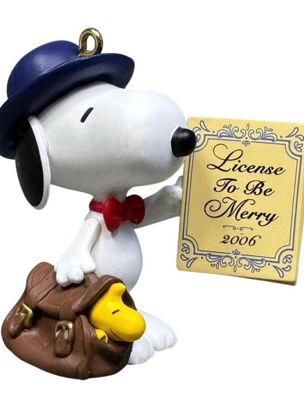2006 The Legal Beagle hallmark Snoopy & Woodstock Ornament